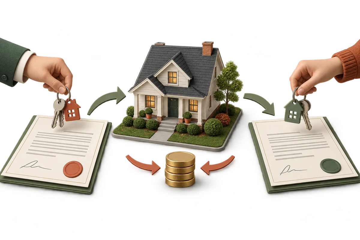 House contract assignment between seller and buyer